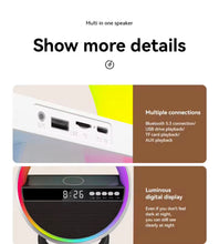 Fast Wireless Charging with 15W G & O Lamp Bluetooth Speaker & Alarm Clock