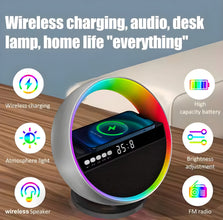 Fast Wireless Charging with 15W G & O Lamp Bluetooth Speaker & Alarm Clock