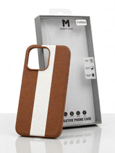 Stripe Leather Case for iPhone 13-17 Pro Max | VayroTech