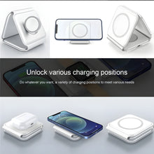 3-in-1 Foldable Wireless Charging Pad – Fast Charging – Portable Travel Charging Station